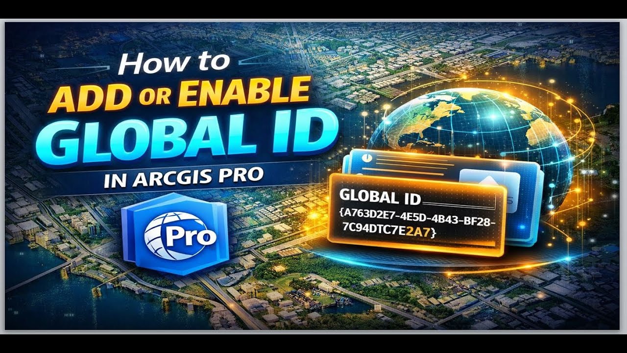 How to Add or Enable Global ID in ArcGIS Pro #GlobalID #GIS #DataManagement #GeospatialAnalysis