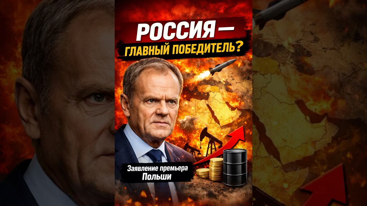 Туск сделал громкое заявление: кто выигрывает от войны на  Ближнем Востоке #новости