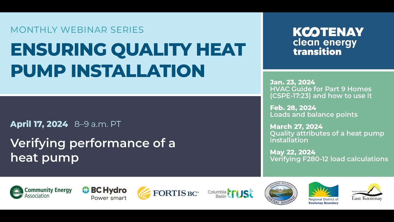 Ensuring Quality Heat Pump Installations: Quality attributes of an installation