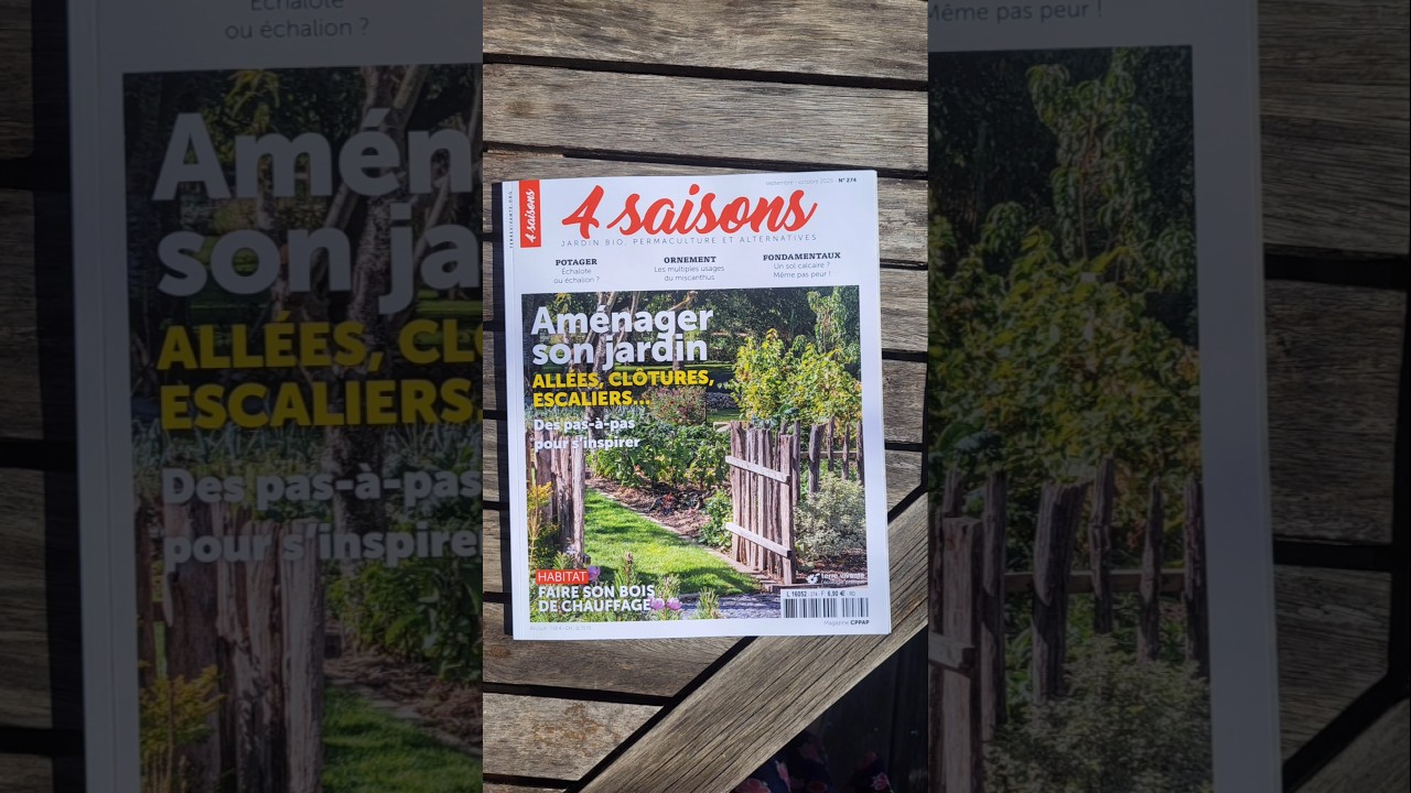 En couverture du magazine 4 saisons ☺️ #magazine #jardin