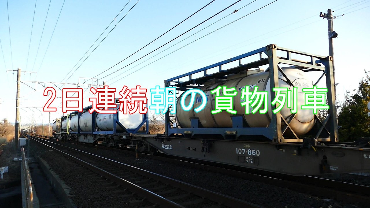 JR貨物 2026/02/17-18 二日連続朝の貨物列車 遅延もあれば運休もある
