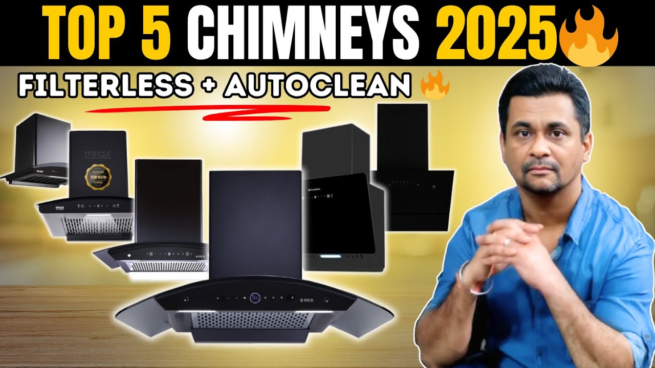 Best Chimneys Under ₹20,000 in India 2025 | Best Kitchen Chimneys India 2025 Filterless & AutoClean