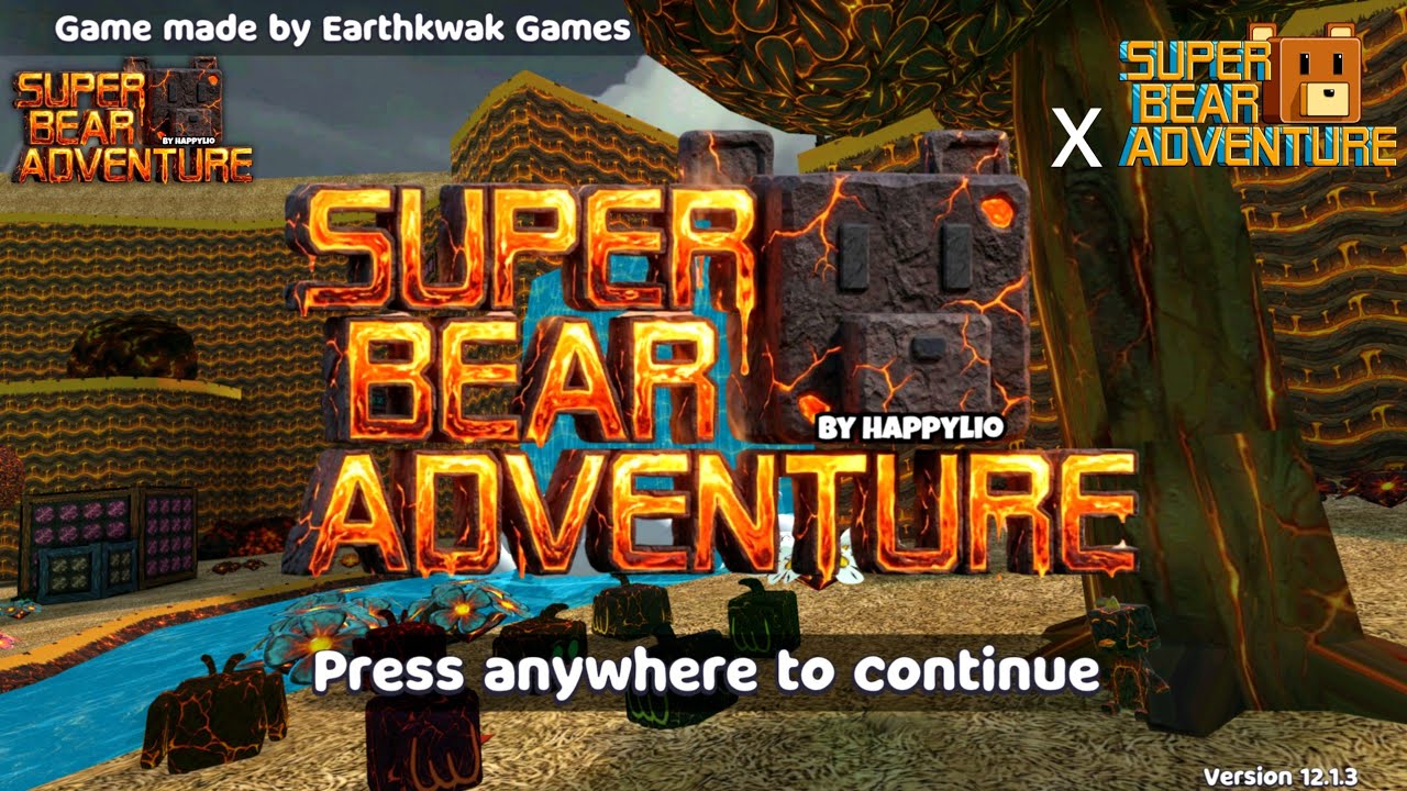 Lava New Update Super Bear Adventure All Lava Bosses Fight Super Bear Adventure Gameplay Walkthrough