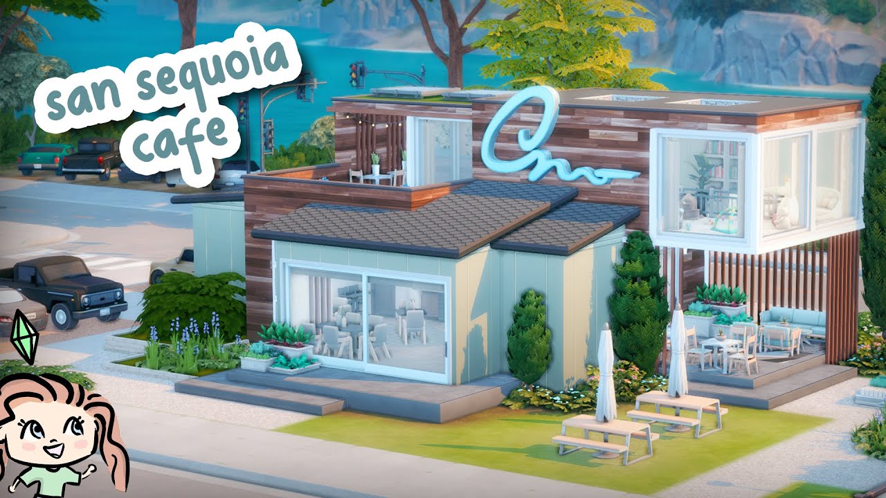 San Sequoia Café ☕️ || The Sims 4 Speed Build || Limited Packs
