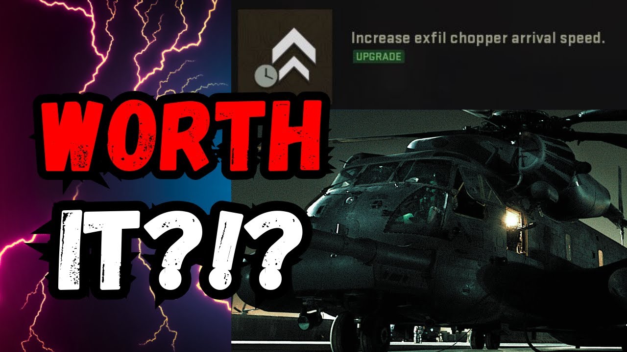 How to Increase Exfil Chopper Speed and Should You Do It DMZ