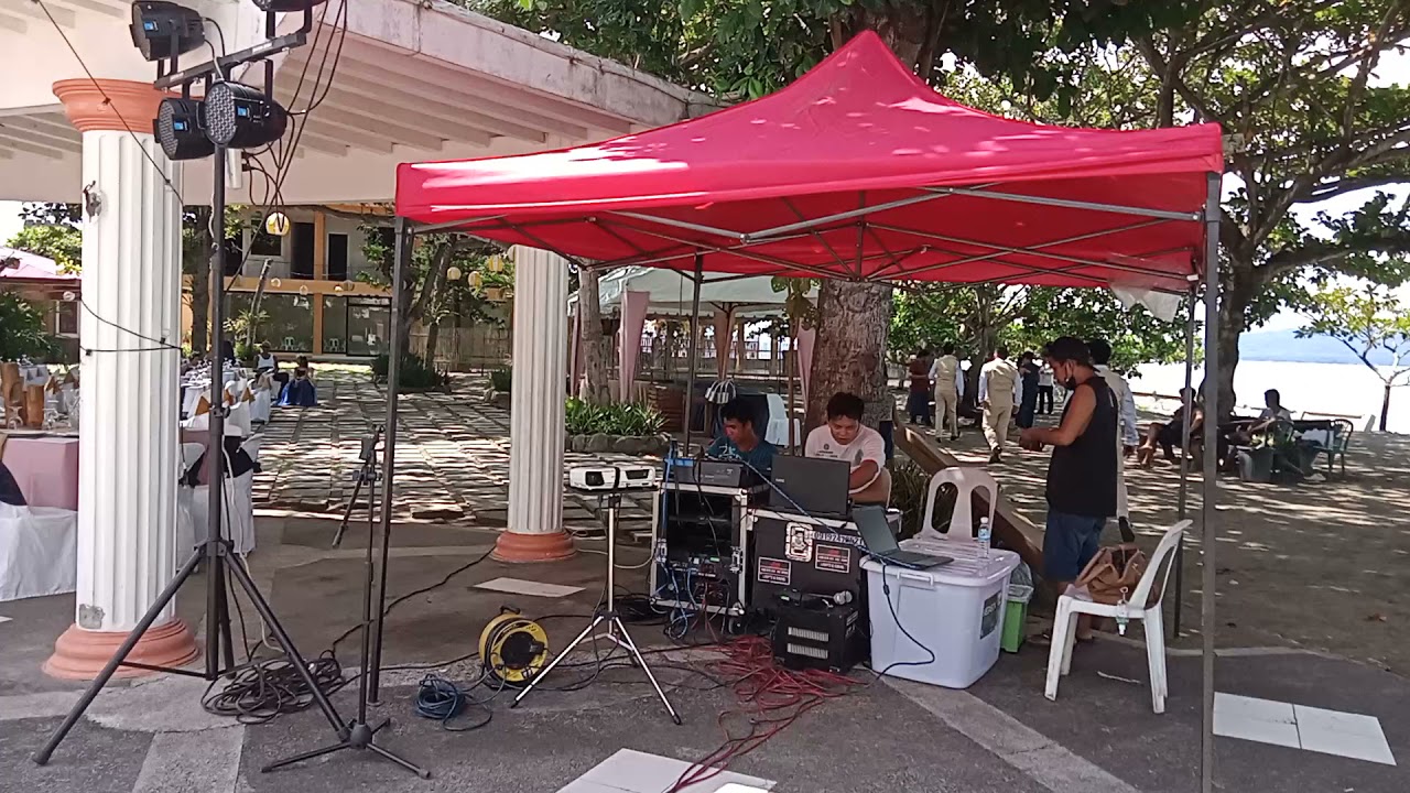 Wedding event set up...powered by aranas audio