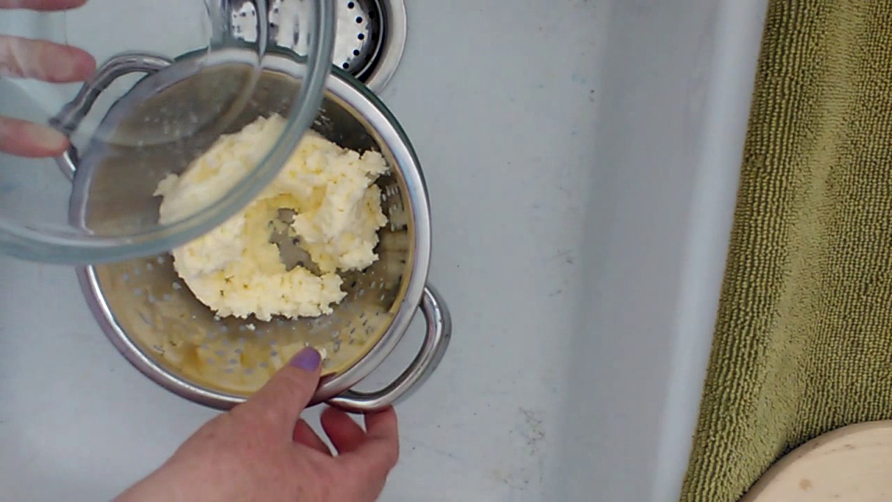 BUTTER MADE IN A CHOPPER YUP THAT'S RIGHT