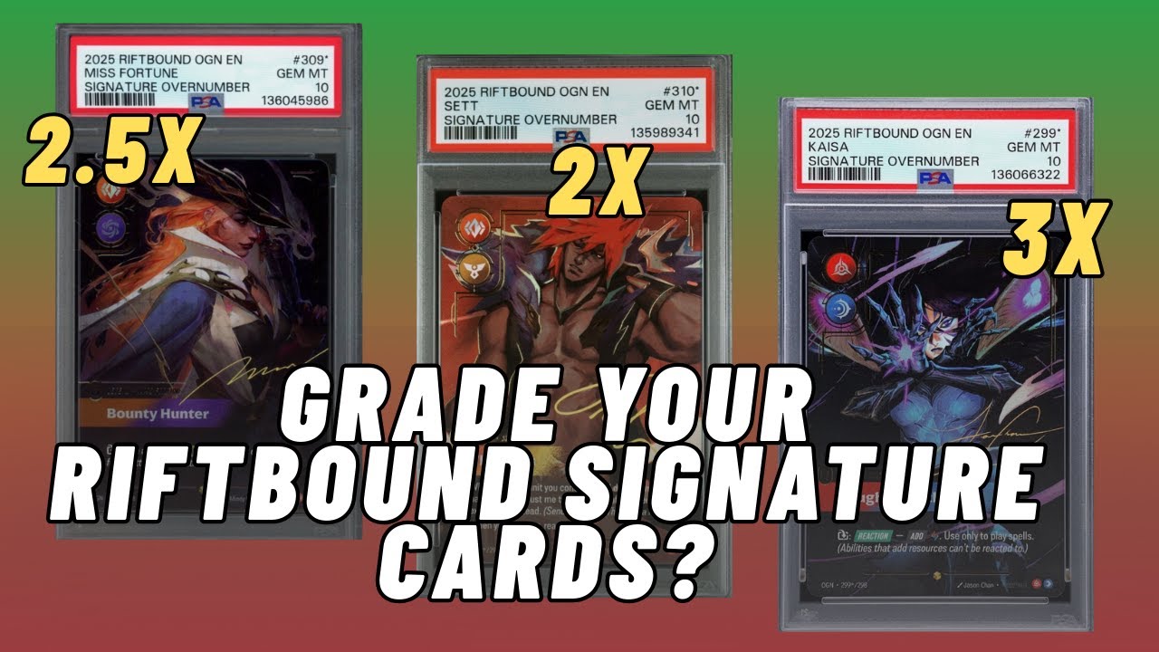 Insane Sales For Riftbound Overnumbered Signatures! | First PSA 10 Sales
