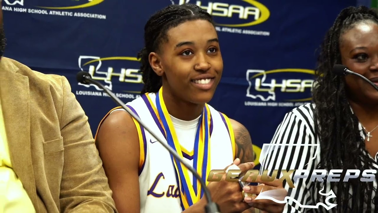 2025 LHSAA Girls Marsh Madness: Postgame with Wossman after completing the 4-peat