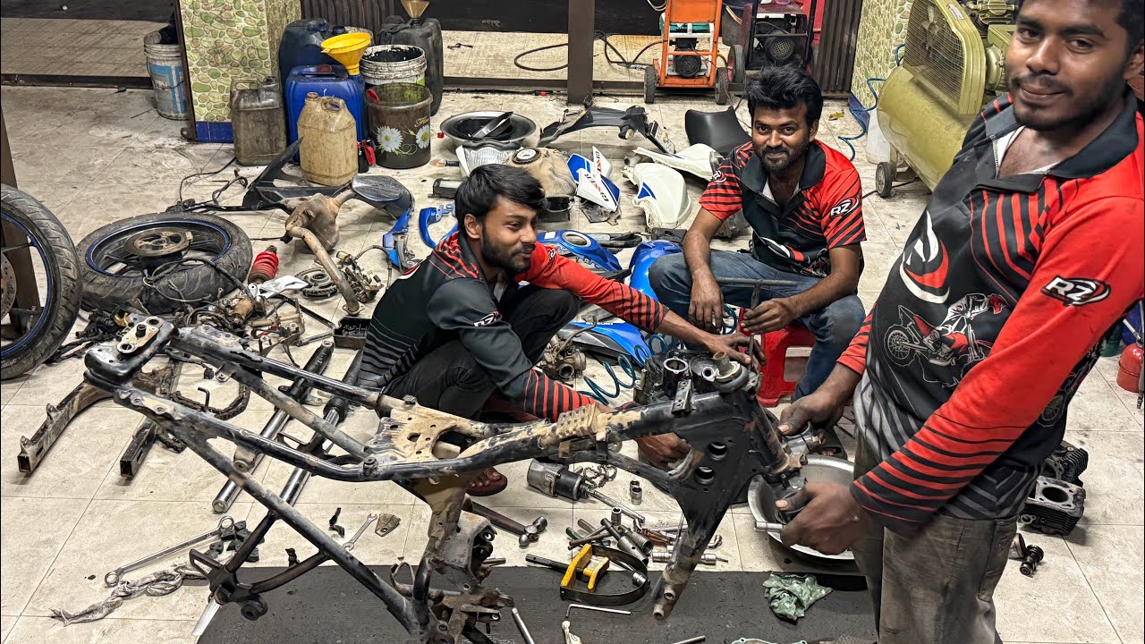 gixxer Master service // full engine work Gixxer / full bike servic Suzuki Gixxer