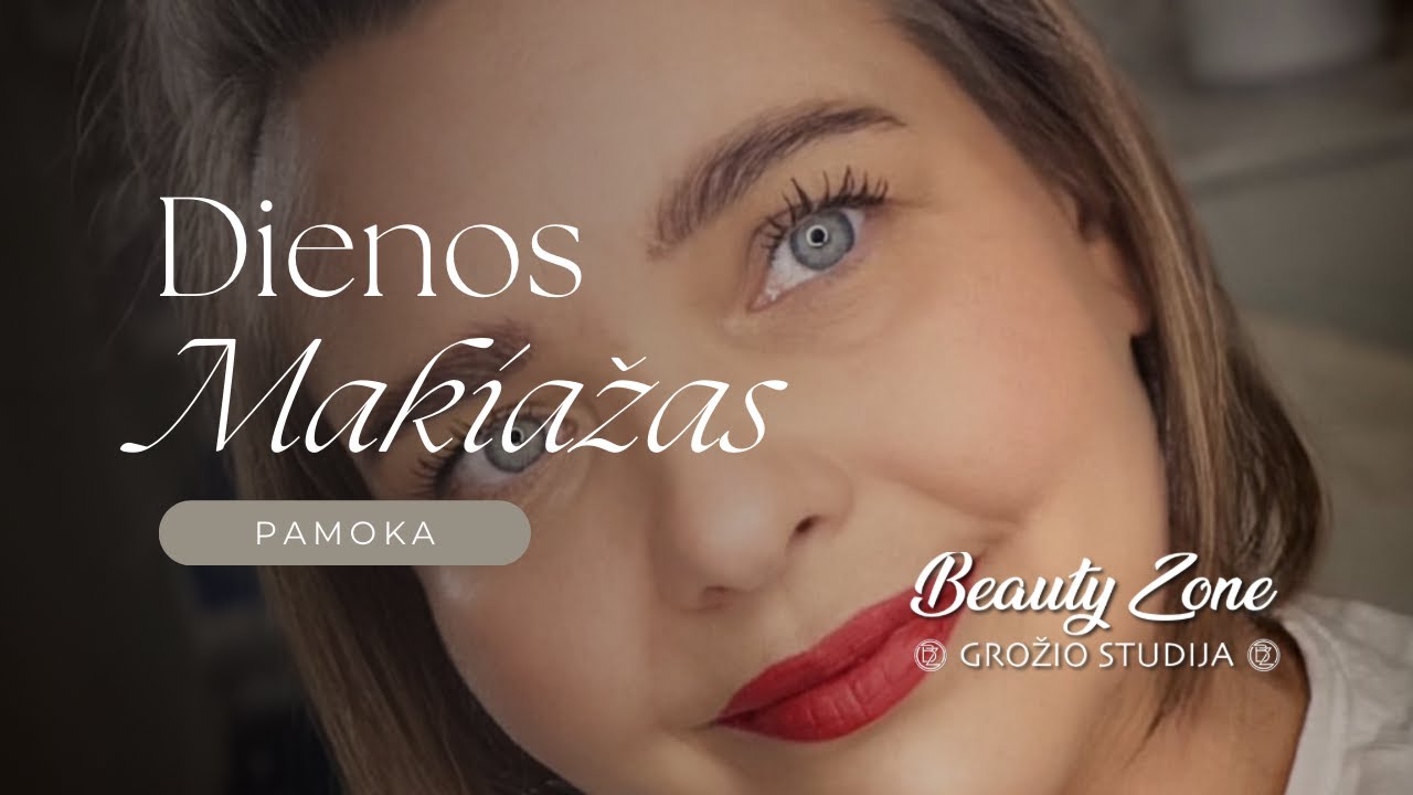 Dieninio makiažo pamoka su Evagarden kosmetika