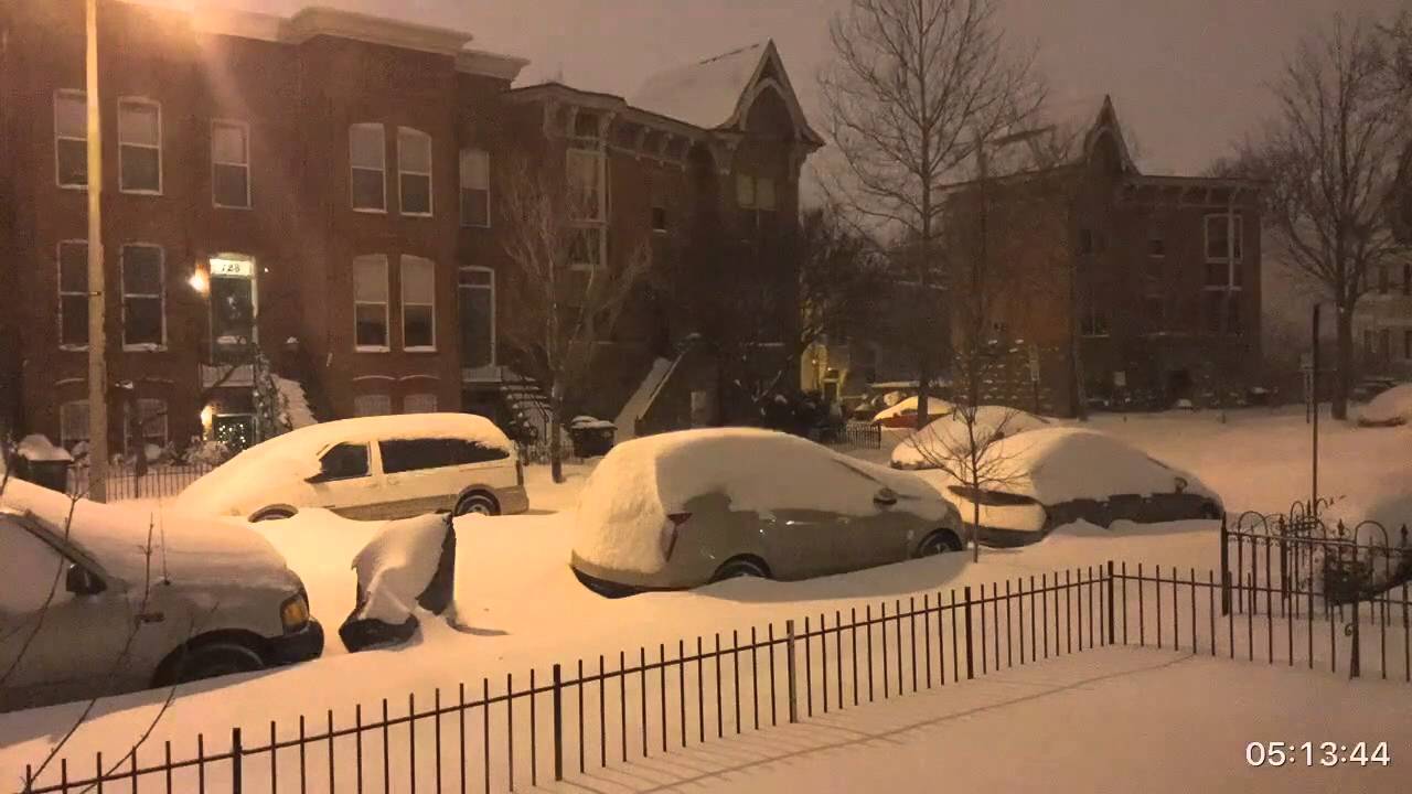 Snowzilla Time Lapse (Washington, DC, 1/22 - 1/24/16)