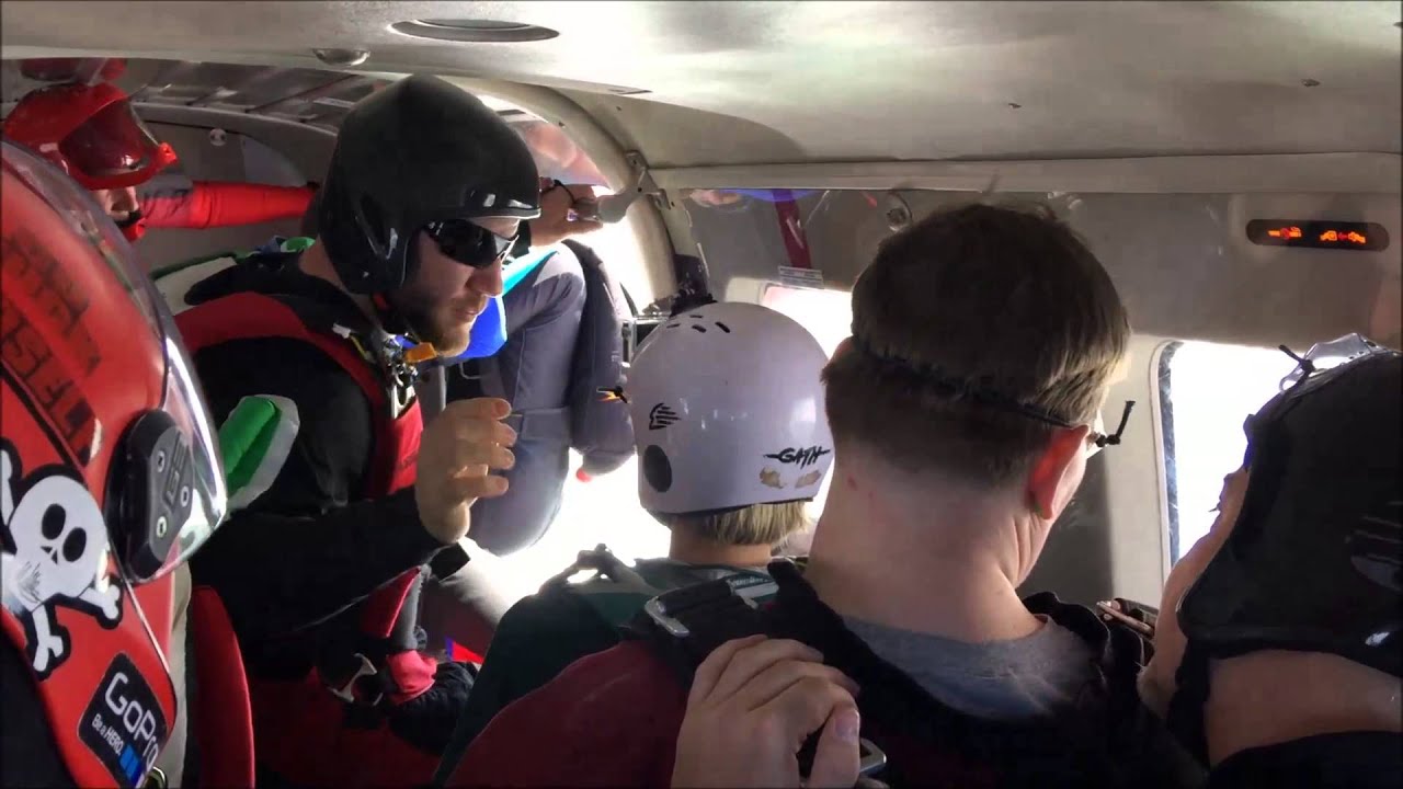 Sitting Right Seat in a Quest Kodiak Taking Up Skydivers