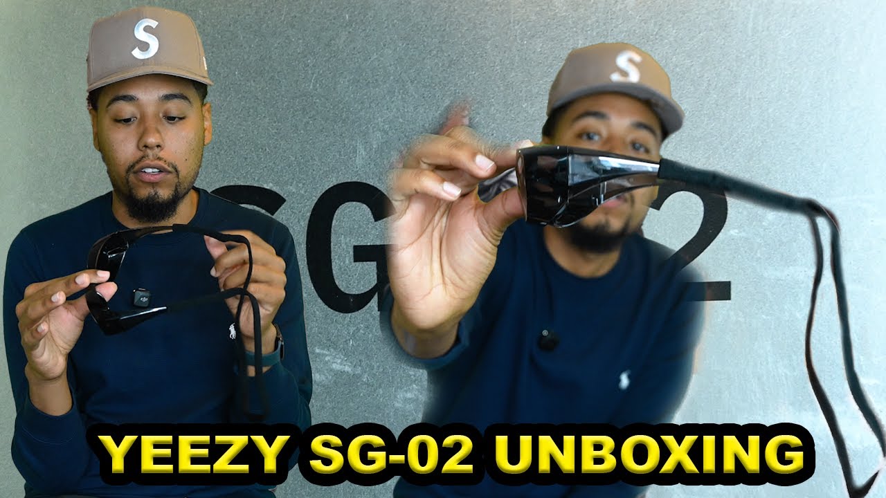 Распаковка солнцезащитных очков Yeezy SG-02 | Повседневные очки за $20 от Ye!