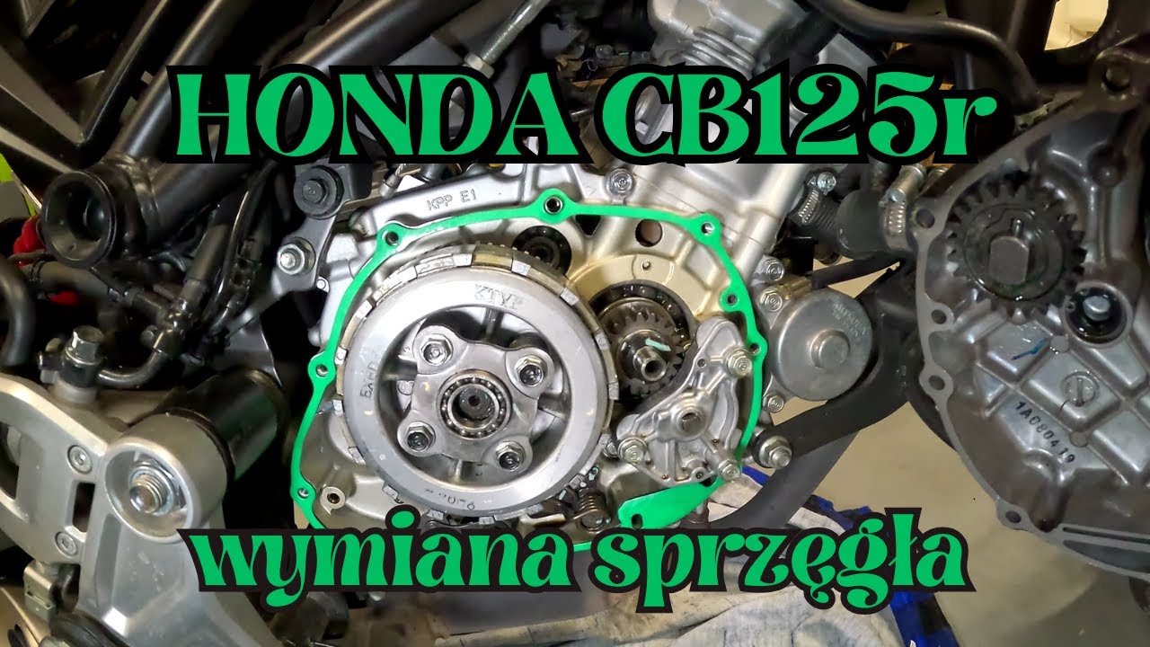 Honda CB125r.Wymiana Sprzęgła.Garażówka#69
