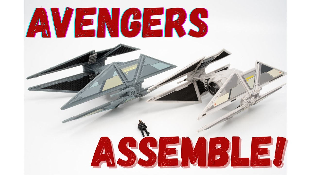 TIE Avengers Assemble - Micro Galaxy and Hallmark Ornament TIE Avenger Face-off