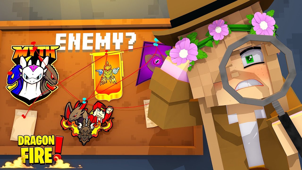 INVESTIGATING THE NEW ENEMY NATION! Minecraft Dragon Fire
