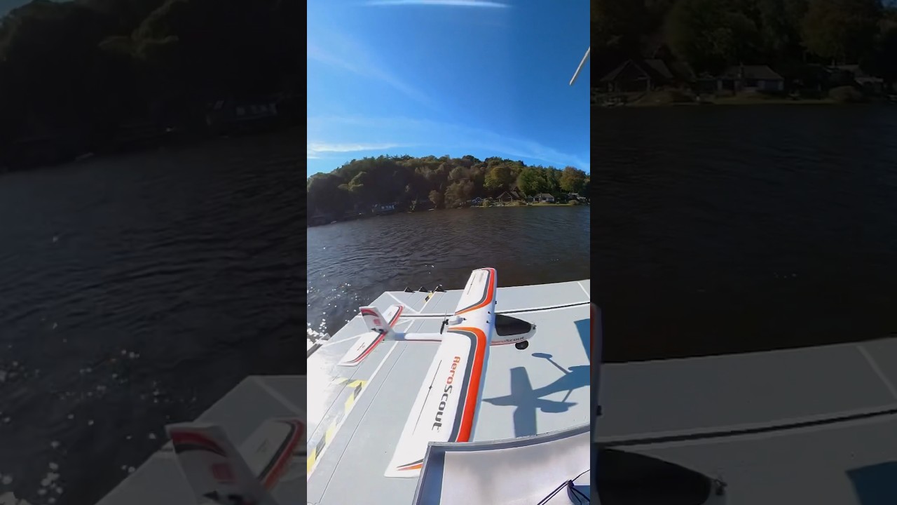 Landing an RC Plane on an RC Aircraft Carrier 🛩