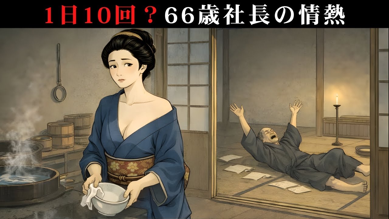 一日に十回？61歳女中の告白で暴かれた…66歳主人の耐えかねる情熱と悲しい結末 | 【江戸時代の暮らし】| 戦国時代