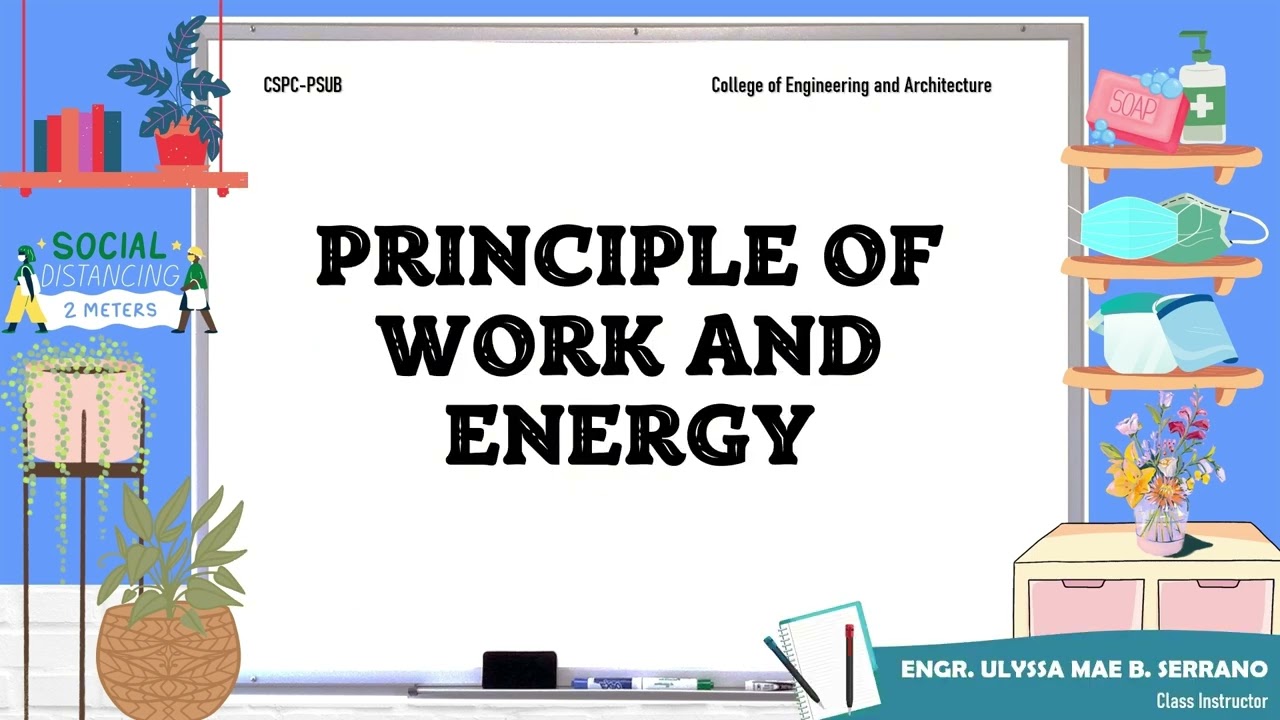 7 WORK AND ENERGY METHOD | KINETICS OF PARTICLE