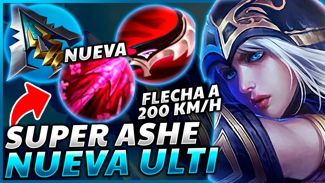 🥶&iexcl;La NUEVA ULTI de ASHE va a 200 KM/H con sus NUEVOS CAMBIOS! *ASHE MID ES ABSURDA*
