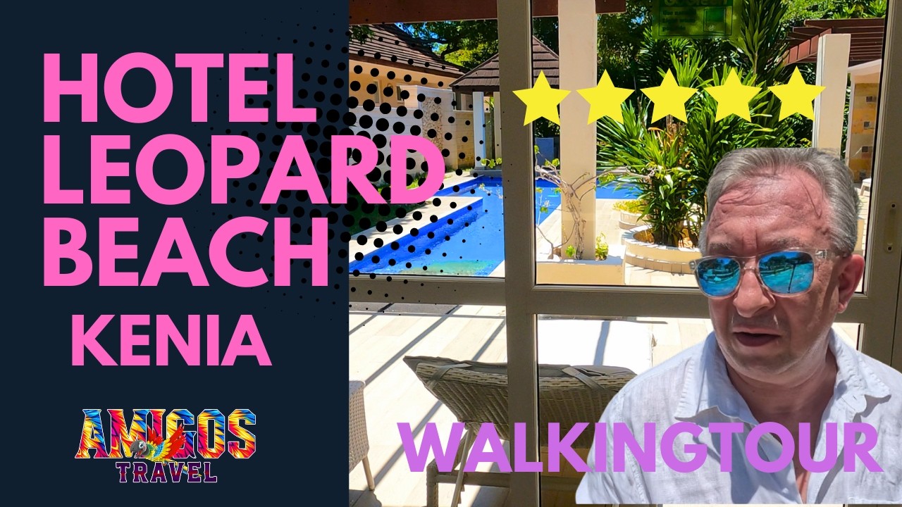 Leopard Beach Resort & Spa – Wild luxury on Diani BeacH Kenya walkingtour 4K