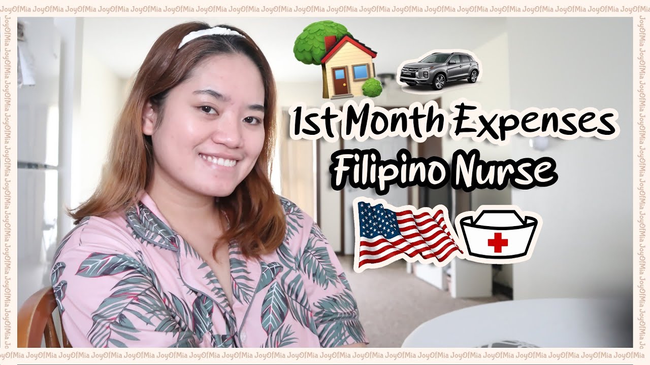 FIRST MONTH EXPENSES IN THE USA (FILIPINO NURSE IN THE USA) 🇵🇭 JoyOfMia