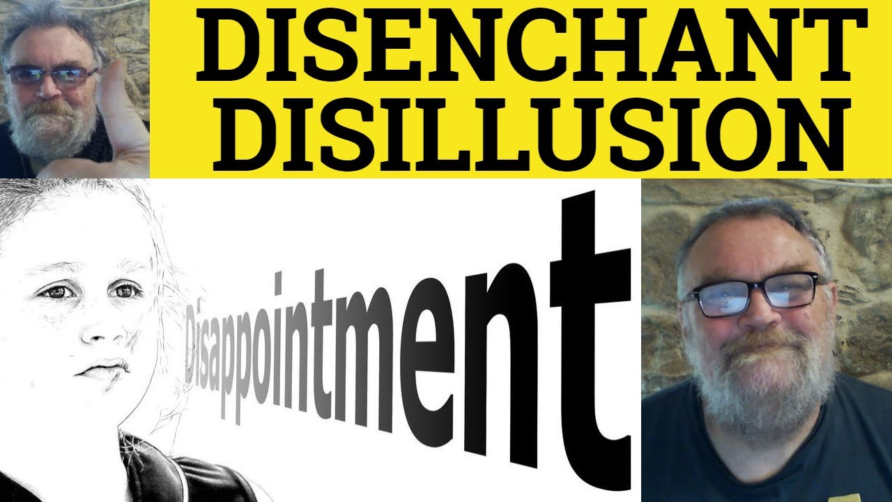 🔵 Disenchant Meaning - Disillusion Examples - Disenchant or Disillusion Examples - Disenchant