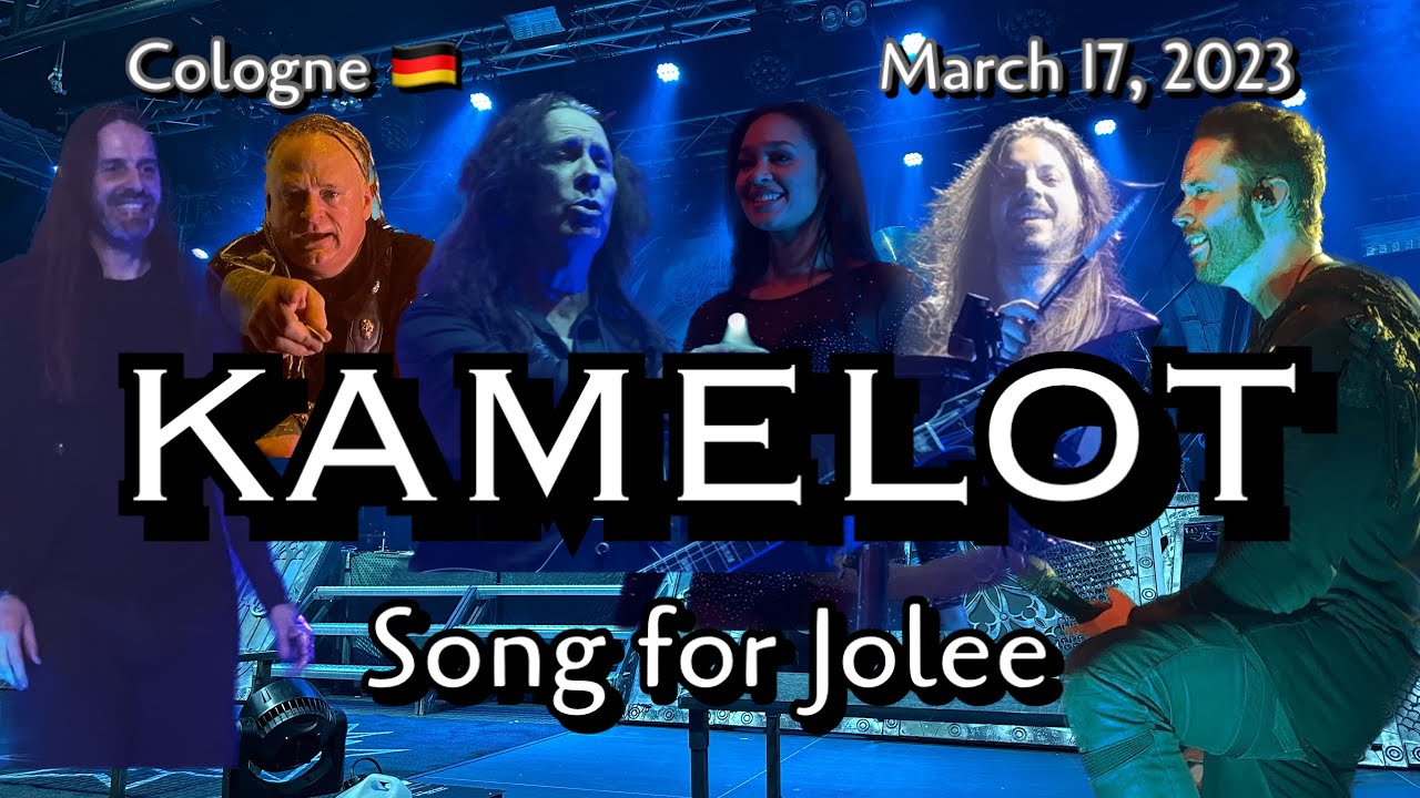 KAMELOT - Song for Jolee @Essigfabrik, Cologne, Germany 🇩🇪 March 17, 2023 LIVE HDR 4K