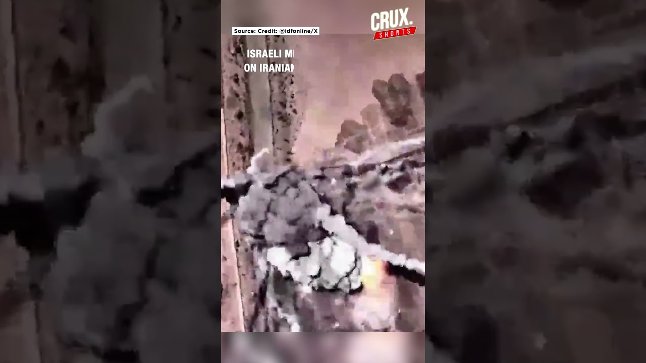 Watch: Israel Releases Footage of Massive Strikes on Iran's Air Defence Systems