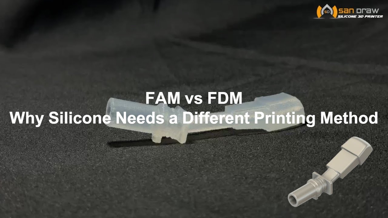 【Silicone 3D Printing】FAM vs FDM – Technology Differences and Silicone Printing Principles #silicone