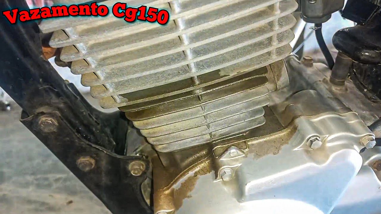 CG150 VAZANDO ÓLEO PELAS JUNTAS DO MOTOR COMO RESOLVER!