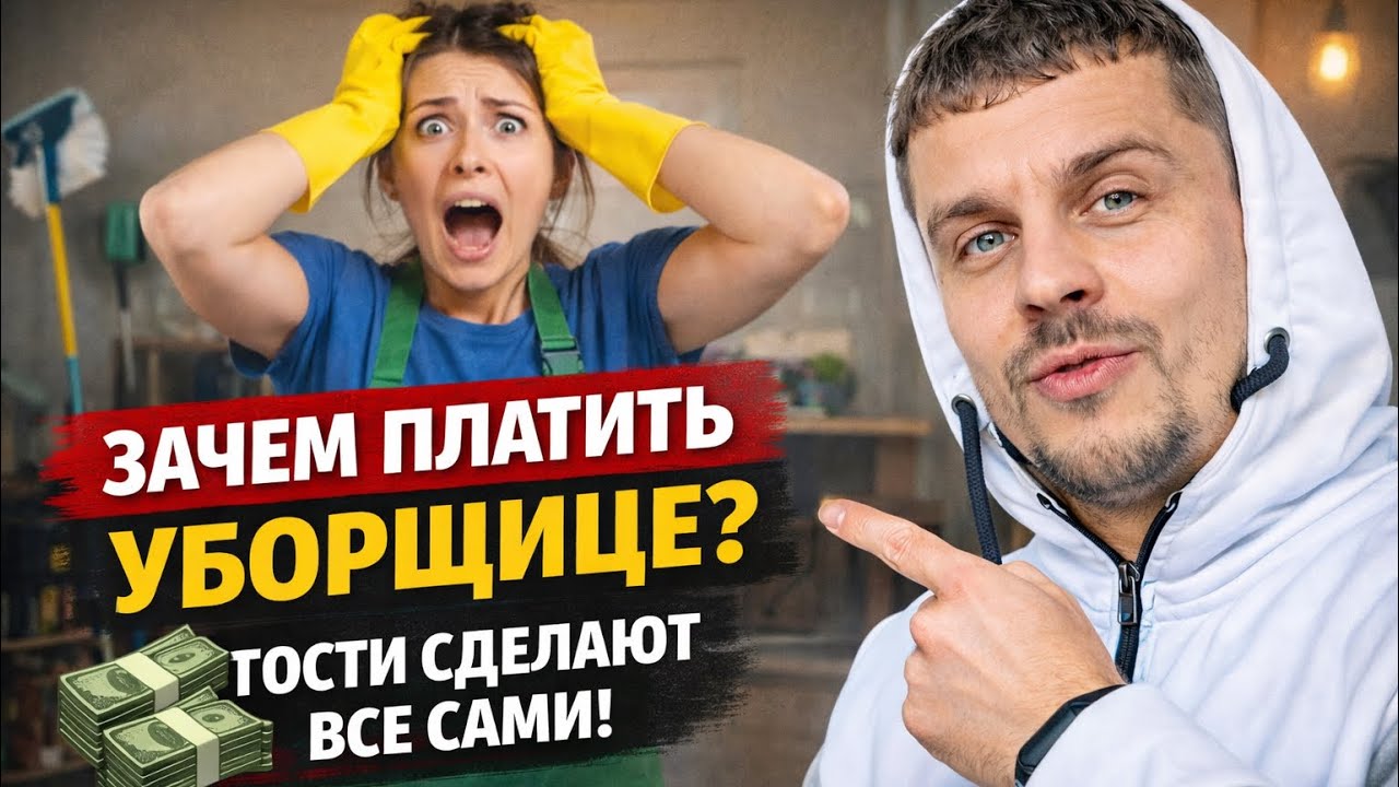 AIRBNB-лайфхак: 5 звезд ⭐️уборка за счёт гостей.Шарлотт