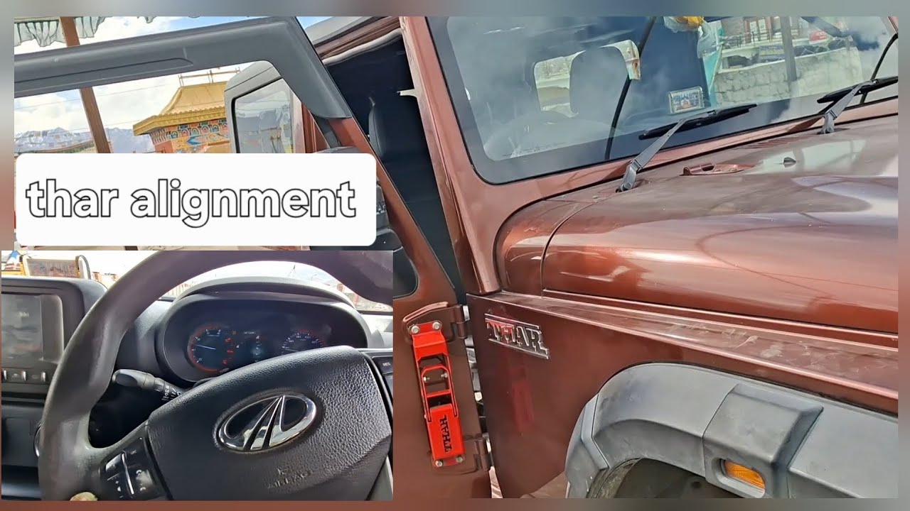 Mahindra thar alignment camber setting 