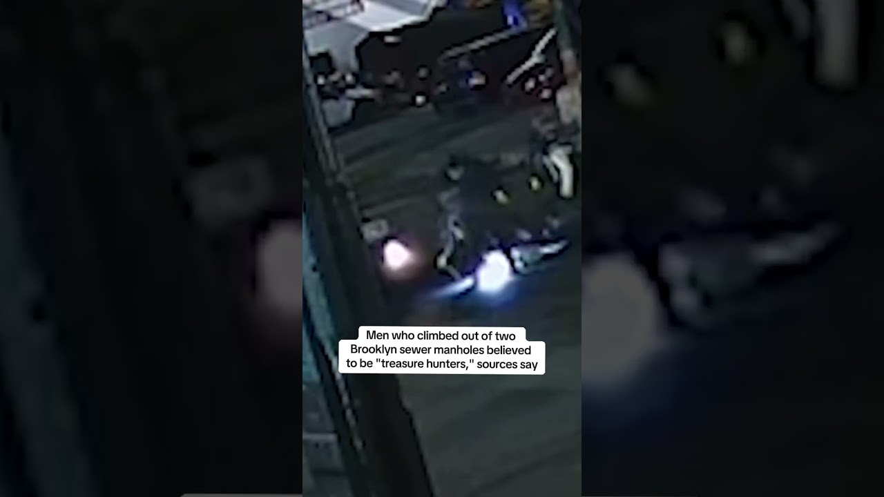 Men who climbed out of a Brooklyn sewer manhole believed to be 