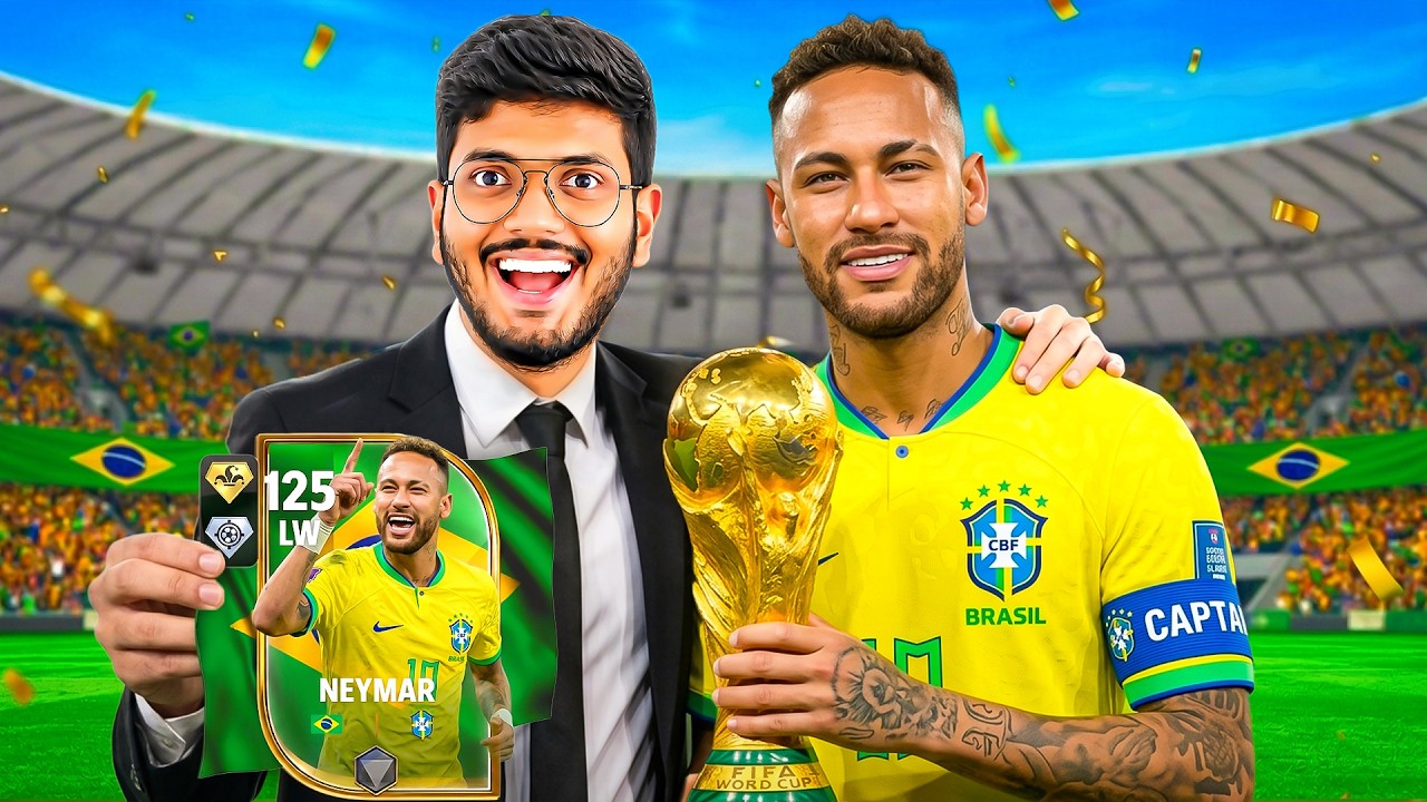 Can I Win the WORLD CUP With NEYMAR JR in FC MOBILE?