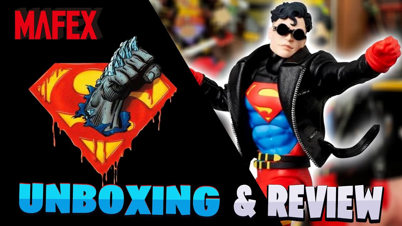 *NEW* Return of Superman MAFEX Superboy Figure (Unboxing & Review)