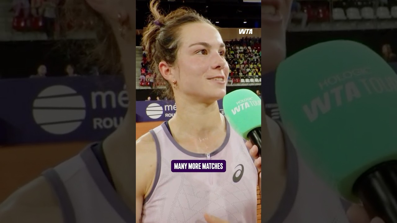 When the rise is this fast, you pay attention 😤 #WTA #Tennis #LoisBoisson #RolandGarros
