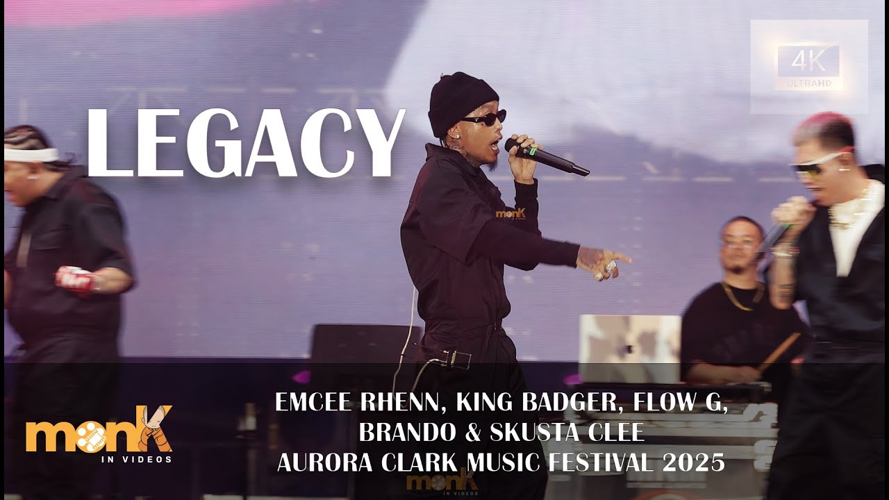 Legacy [LIVE] - Emcee Rhenn, King Badger, Flow G, Brando & Skusta Clee [Aurora Music Festival 2025]