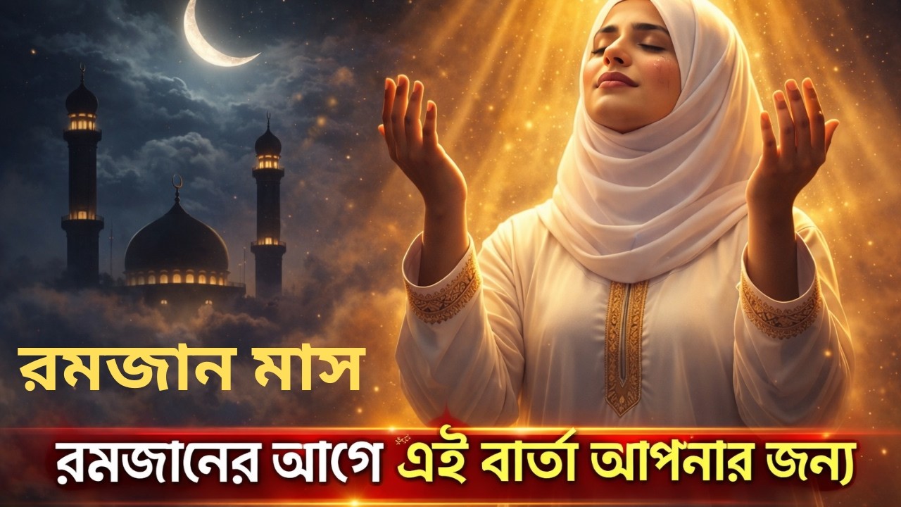 রমজানের আগে এই বার্তা আপনার জন্যে- আল্লাহ পাঠিয়েছেনImportance  of Ramadan #রমজান #IslamicVideo