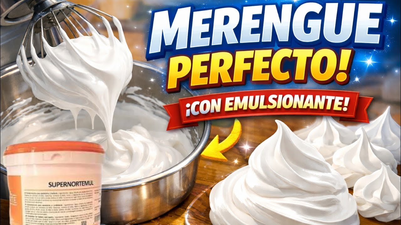 🔥 Cómo hacer MERENGUE PERFECTO con Supernortemul (Más Firme y Rendidor)