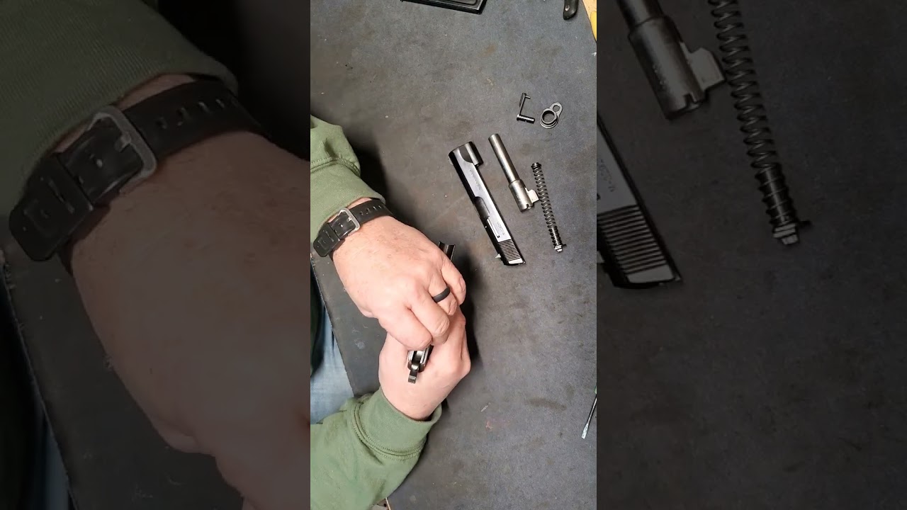 Disassembly of a Yugo Zastava Model 70 handgun. Field strip for cleaning. And about that rear sight.