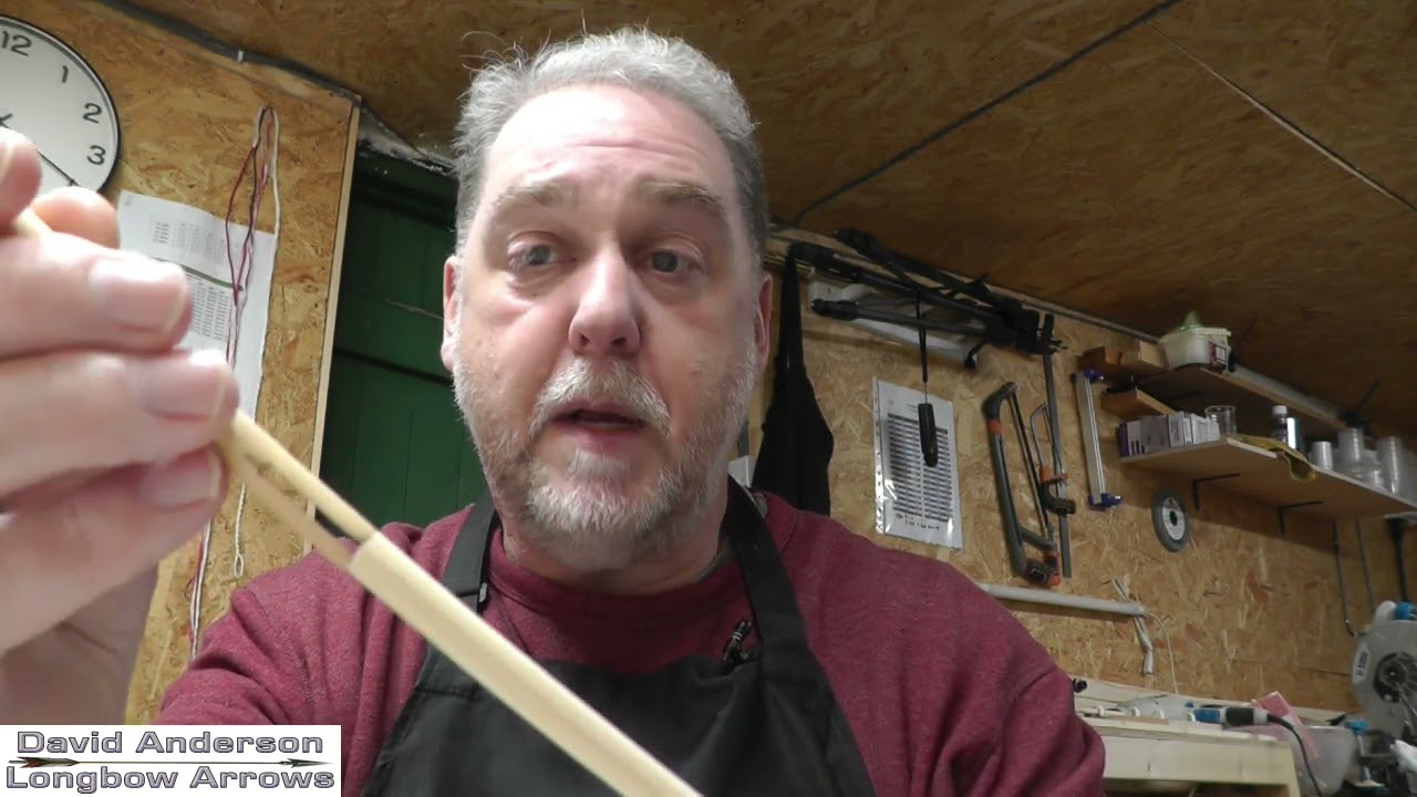 Video 5 - Determining the shaft diameter for your longbow arrows from David Anderson Longbow Arrows