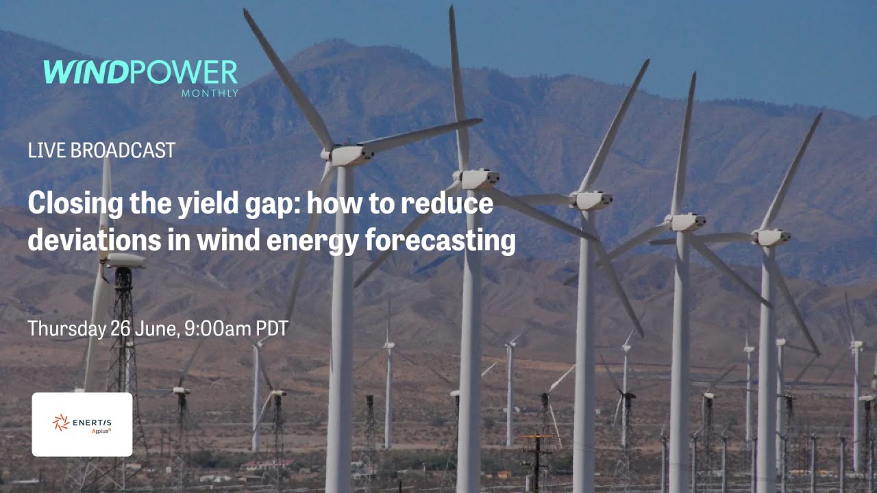 Webinar - Closing the yield gap: how to reduce deviations in wind energy forecasting