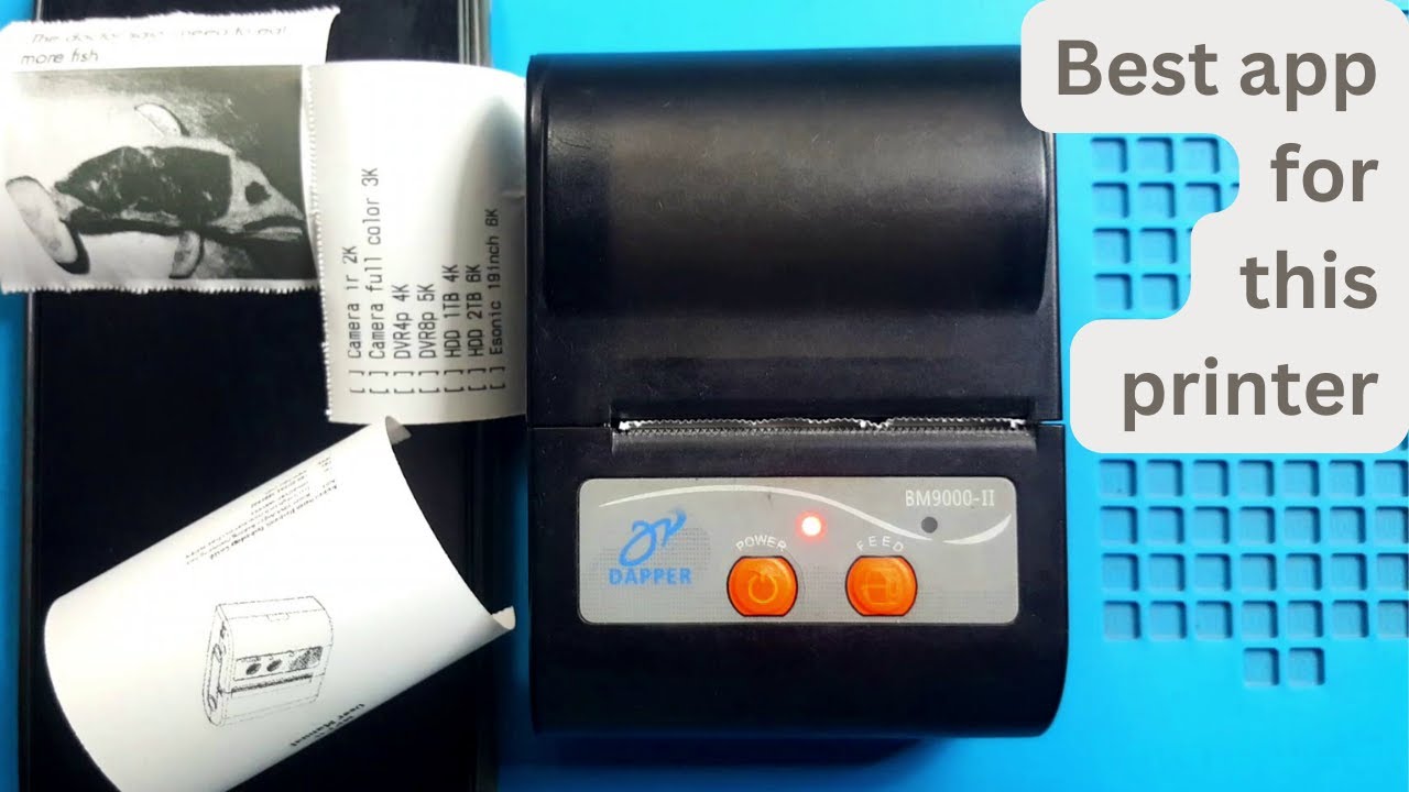 The Best App to Print from ink less Bluetooth Thermal Printer on Mobile