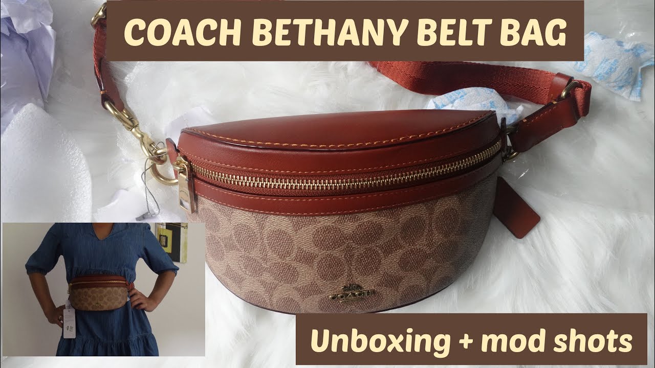 COACH BETHANY BELT BAG UNBOXING || COACH UNBOXING || DENSIASTYLE