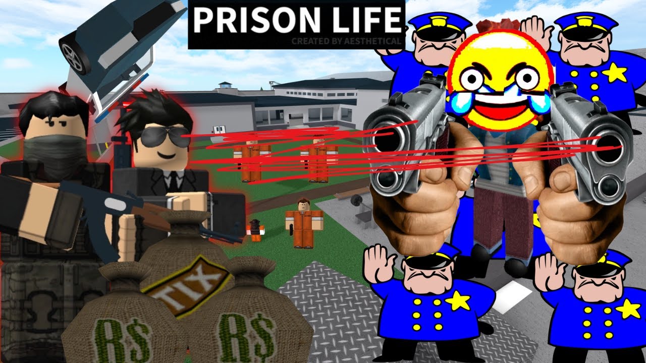 ROBLOX PRISON LIFE FUNNY MOMENTS