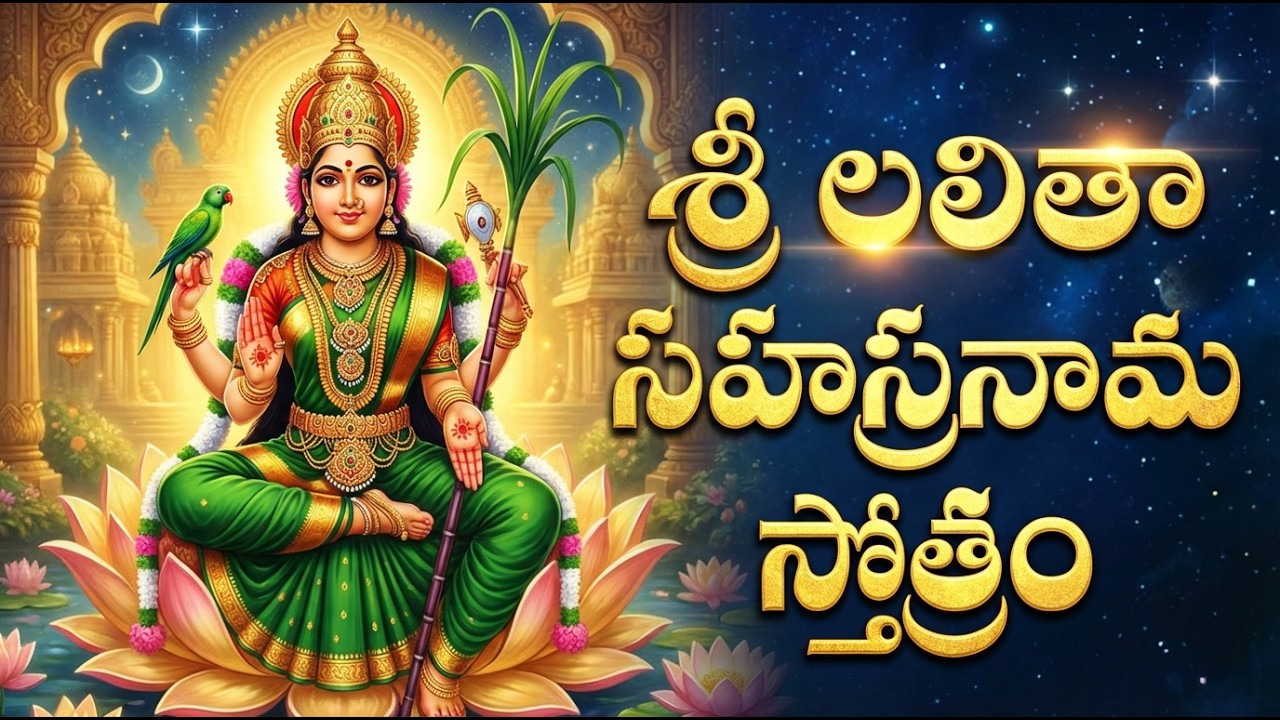 శ్రీ లలిత సహస్రనామ స్తోత్రం వింటే కష్టాలు తొలిగి శుభఫలితాలు లభిస్తాయి | Lalitha Sahasranama Stotram