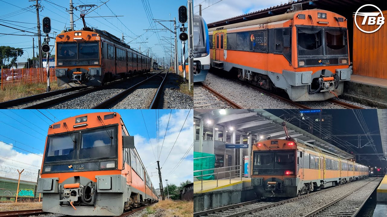 (HD) UT-440R 102 en Biotren - Tren el&eacute;ctrico espa&ntilde;ol operando en EFE Sur