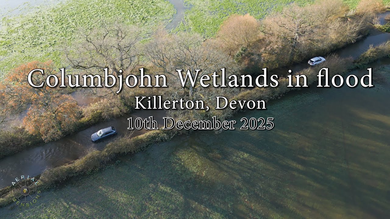 COLUMBJOHN WETLANDS IN FLOOD (Video, 10.12.25)